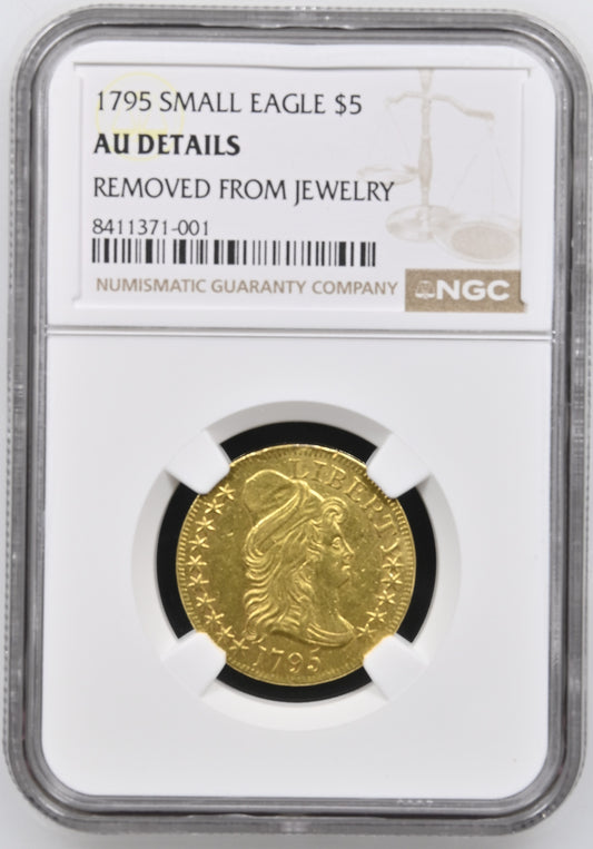 1795 Half Gold Eagle $5.00 AU Det NGC