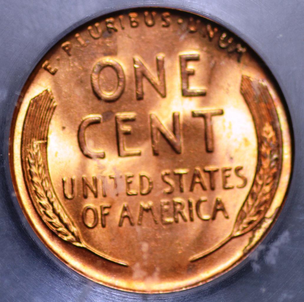 1940-S Lincoln Wheat Cent MS67RD Slabbed & Graded by ICG, Free Ship