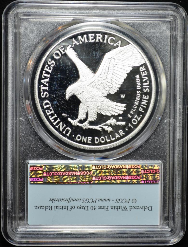 2022-W Silver Eagle, Congratulations Set, PR69 Deep Cameo, Certified by PCGS