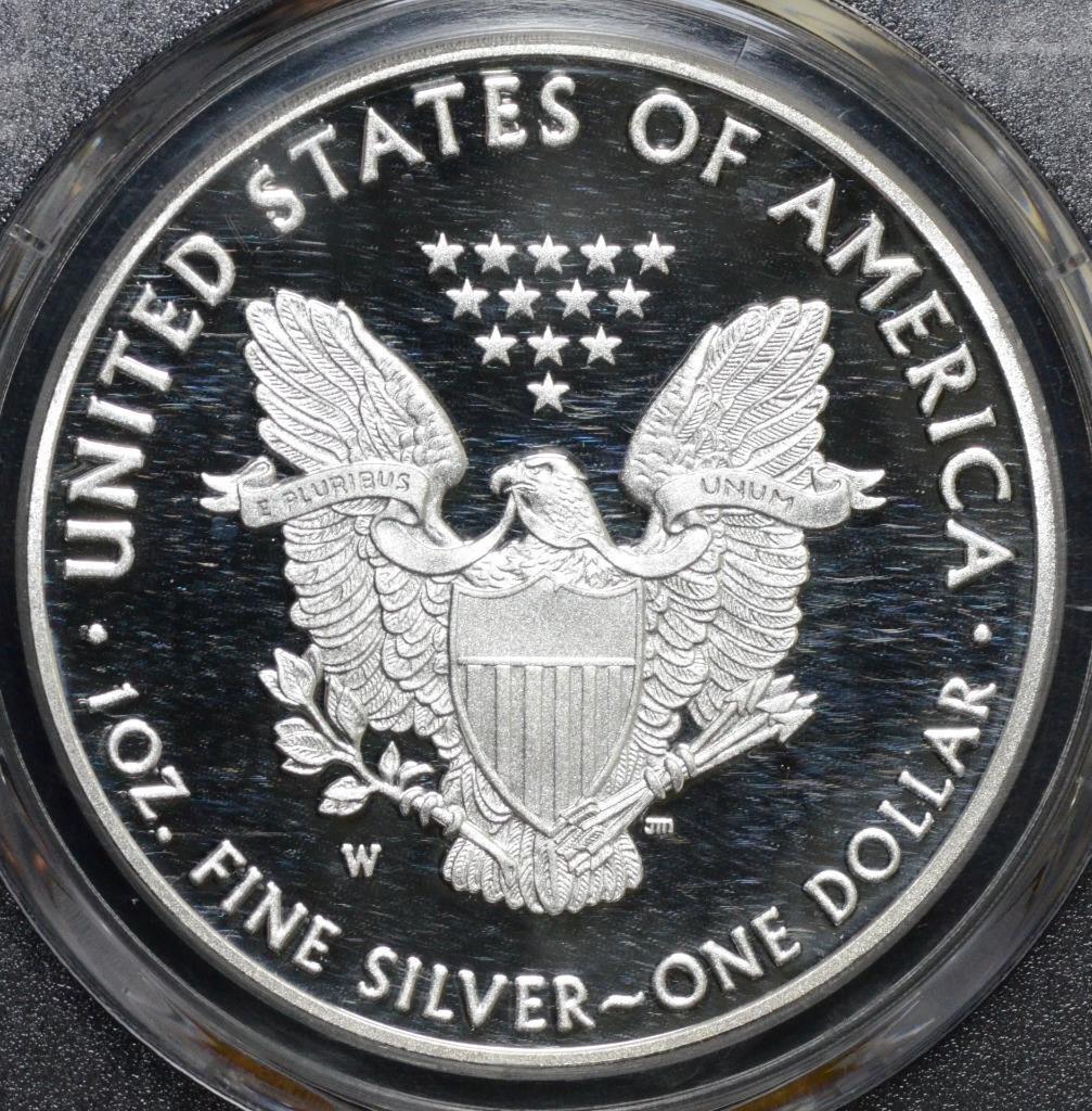 2016 W (2020) American Proof Eagle $1 PF70 DCAM WP Mint Hoard Lettered Edge