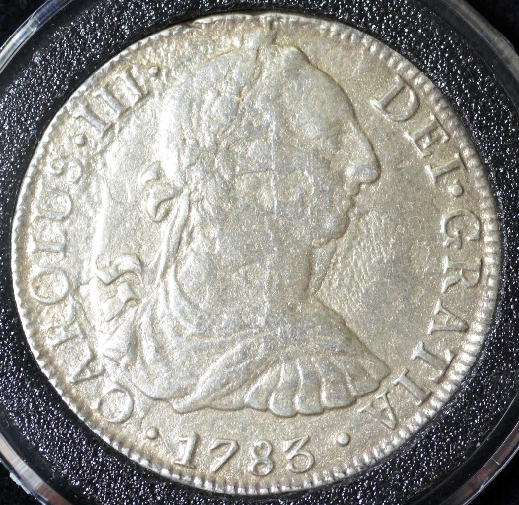 1783, Mexico, Mexico City, FF, 8 Reales, KM 106, Carolus III, Charles III (VII)
