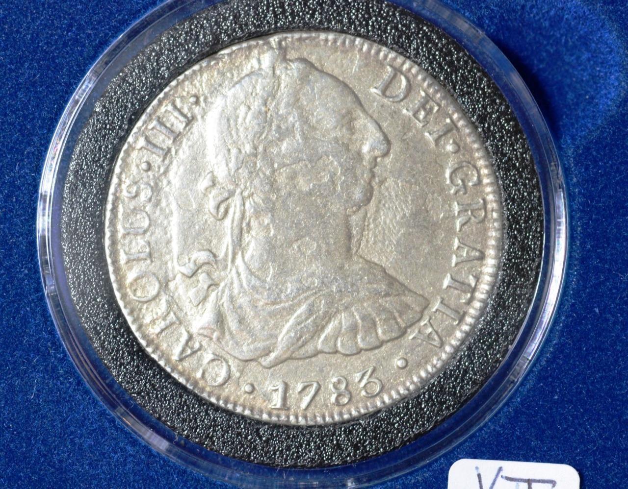 1783, Mexico, Mexico City, FF, 8 Reales, KM 106, Carolus III, Charles III (VII)