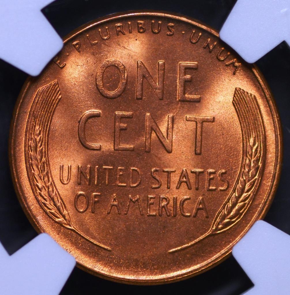 1949-S Lincoln Wheat Cent MS67RD Slabbed & Graded by NGC, Free Ship