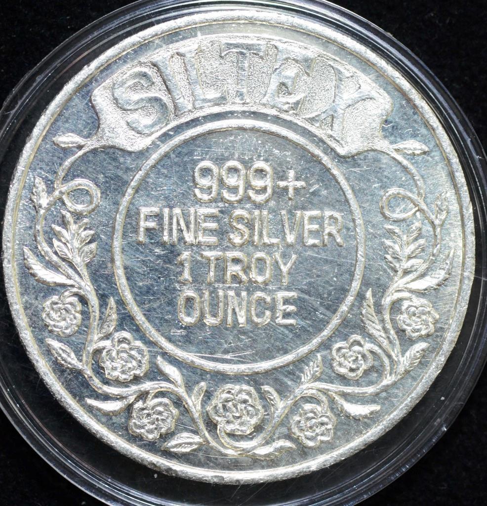 Vintage Adlers Siltex 1oz 999 Fine Silver Ounce, In Capsule,late 70's to 80's