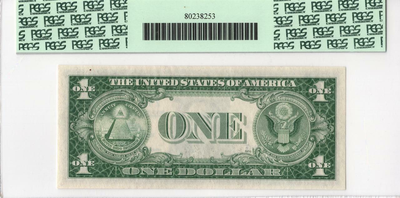 1935F $1 Silver Certificate Fr# 1615 PCGS Superb Gem New 68 PPQ