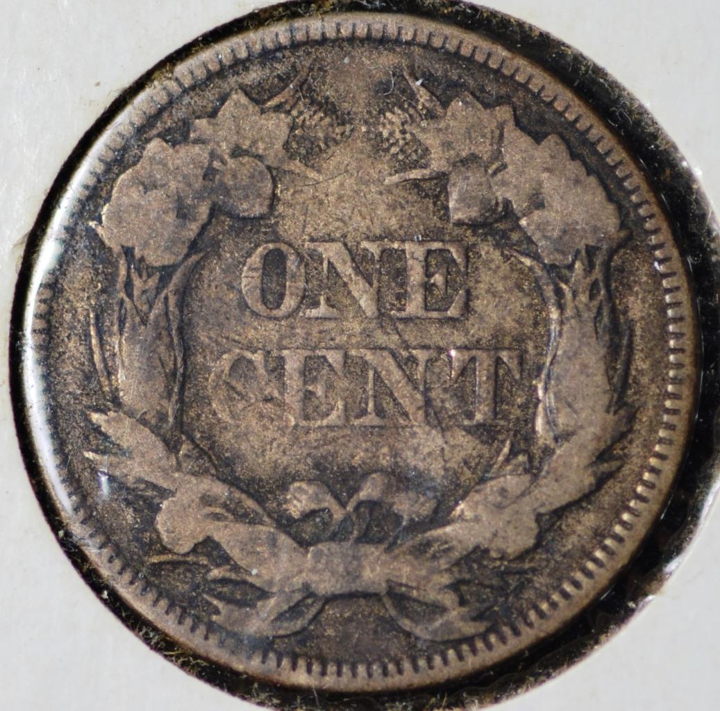 F.P. Goff Merchant Token Ritchie West Virginia C/S on 1858 Flying Eagle Cent