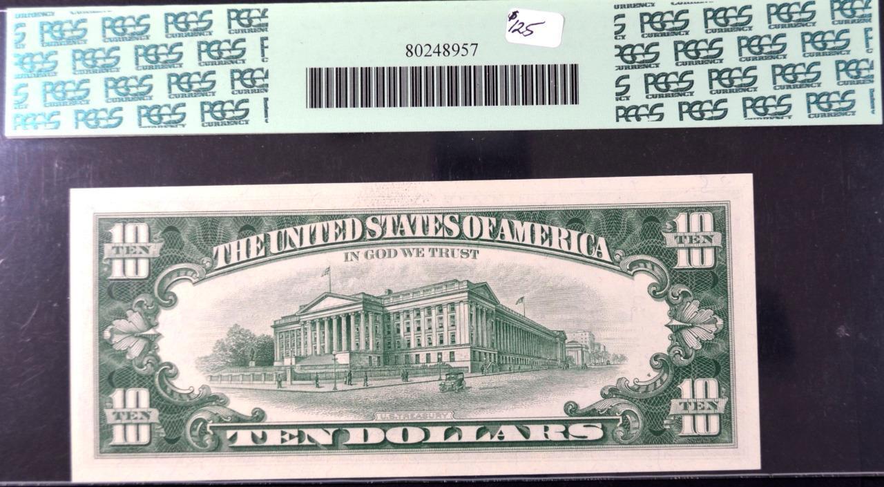 Fr. 2016-C* $10.00 1963 Star Gem New 65 PPQ PCGS