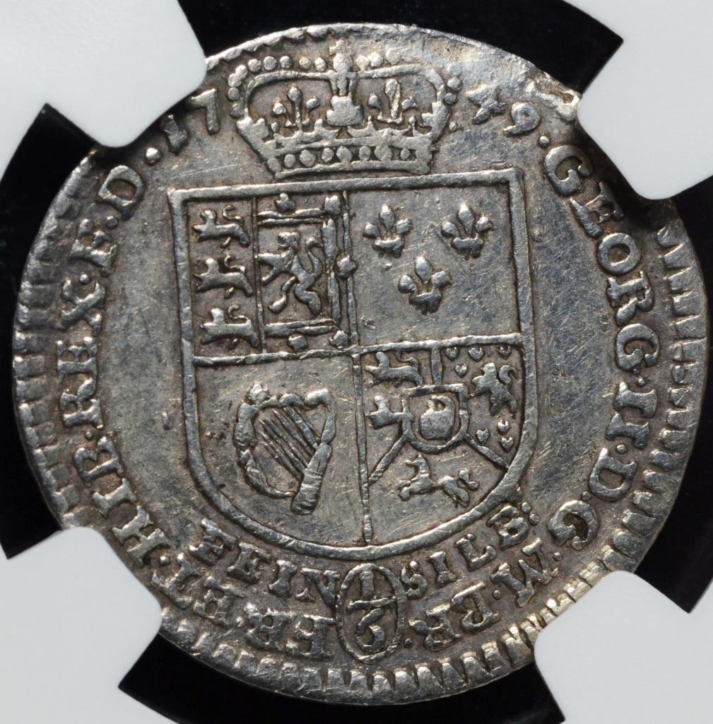 1749, German States, Bruns-Lune-Calen-Hann 1/6 Taler, Wildman, XF Details NGC
