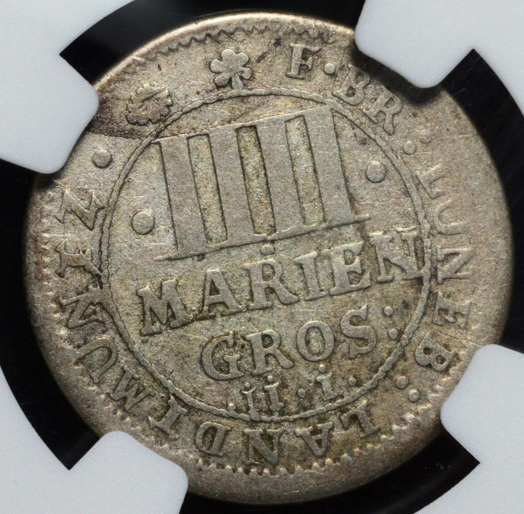 1703 iii, German States, 4 Mariengroschen, Bruns-Lune-Celle, NGC VG8, KM 364