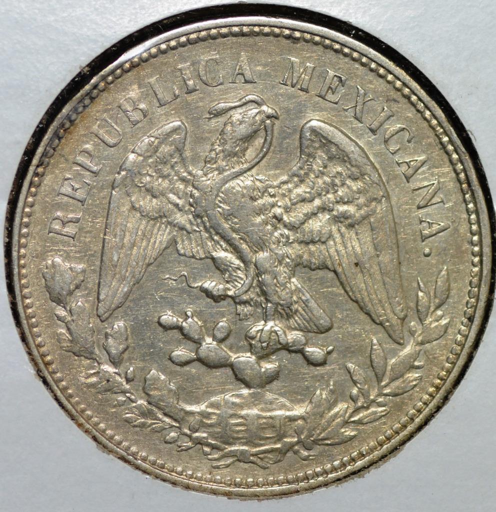 1904 Mo, Mexico City Mint, AM, Mexico, Un Peso, KM 409.2, Free Ship