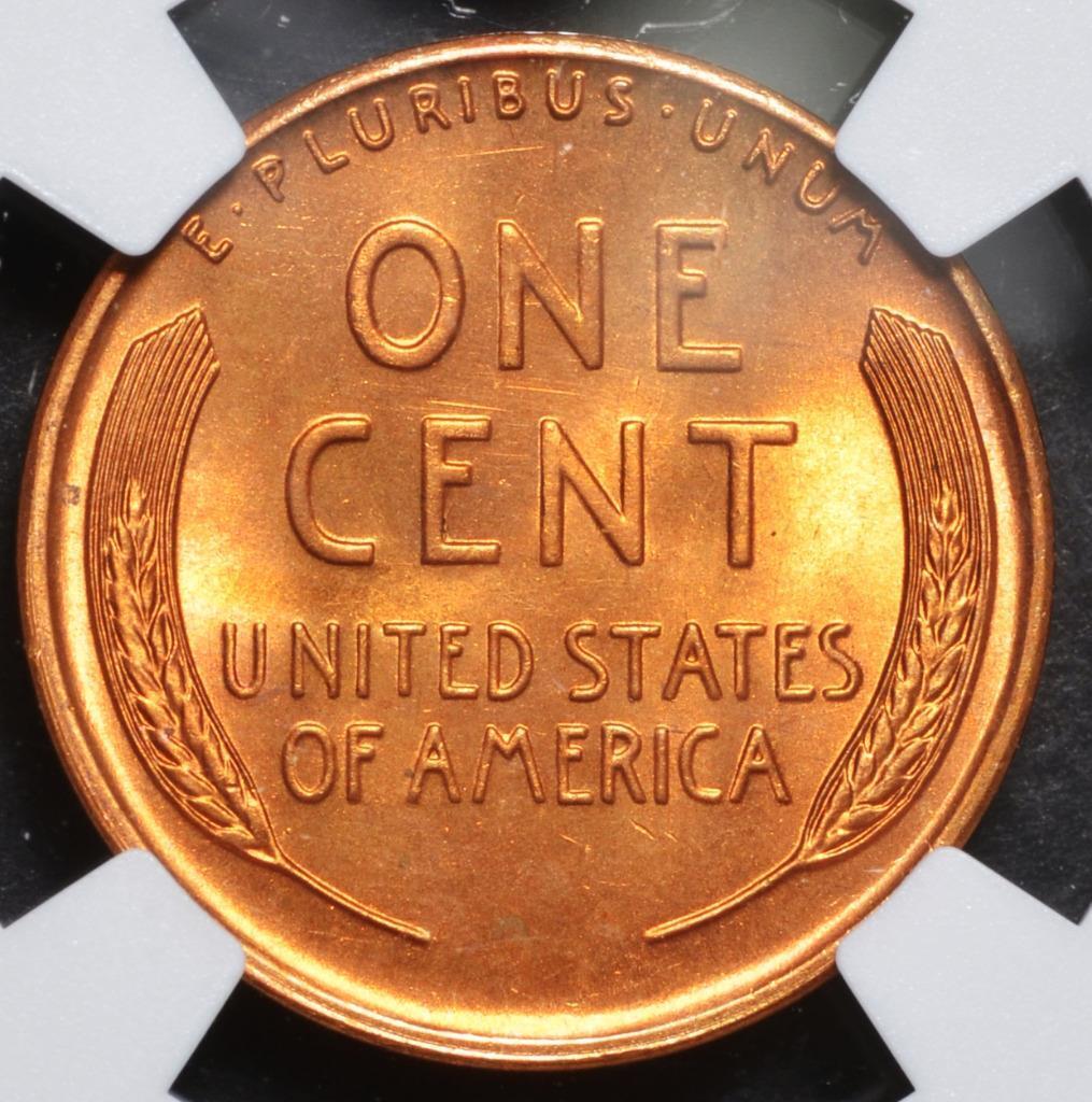 1944-S Lincoln Wheat Cent MS67 Slabbed & Graded by NGC, Free Ship