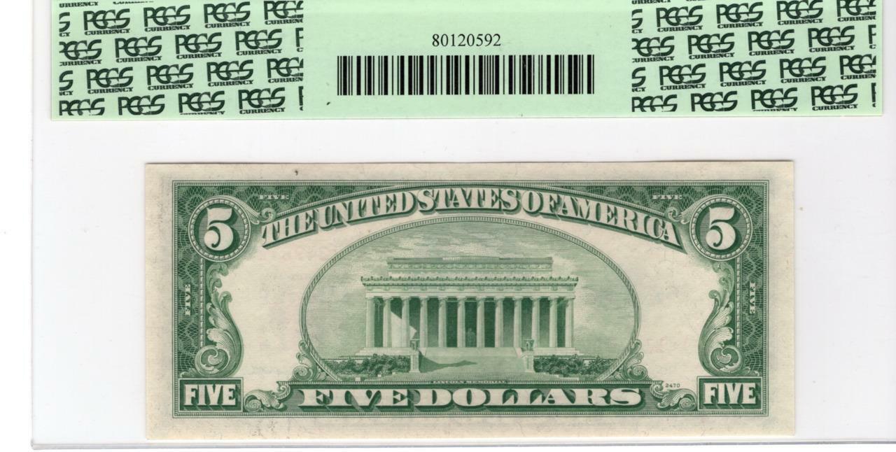 1953B $5.00 Star Legal Tender Fr. 1534* Gem New 66 PCGS