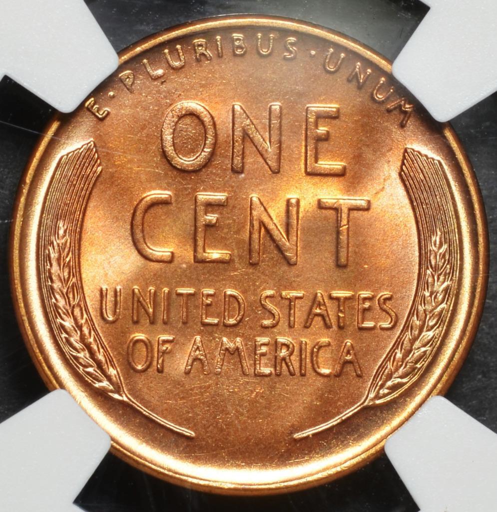 1939-S Lincoln Wheat Cent MS67RD Slabbed & Graded by NGC, Free Ship