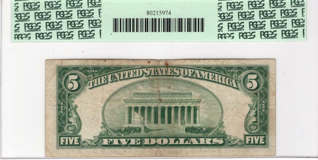 1953a $5.00 Star Legal Tender Fr. 1533* Very Fine 20 Apparent PCGS
