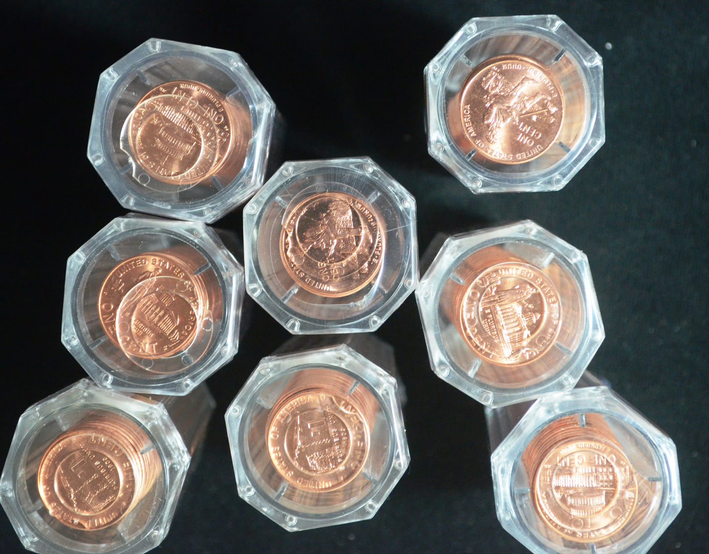 2009 P&D Lincoln Cent Bicentennial 8 Roll Complete Set ANACS Certified MS65 RD or Better