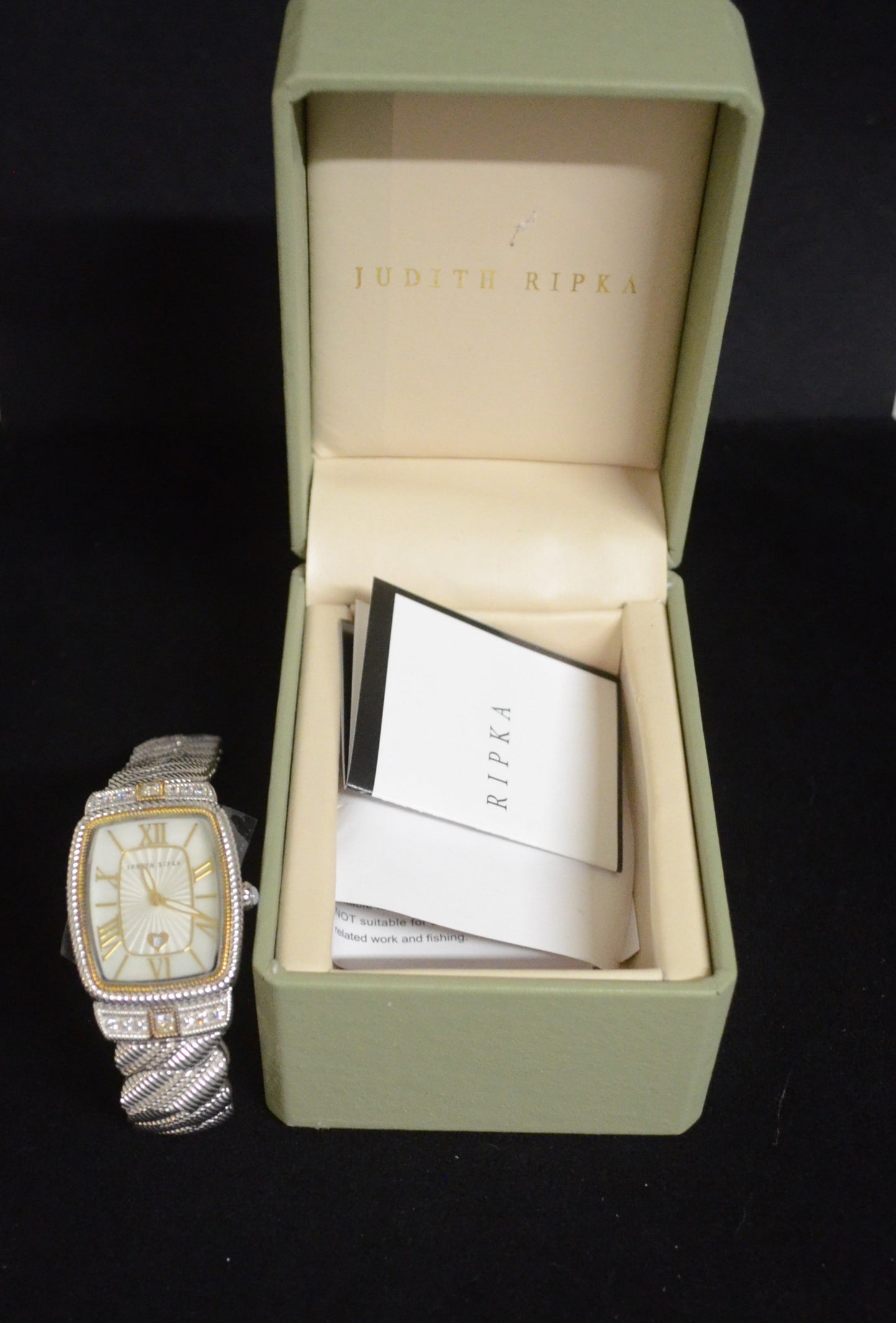 Judith Ripka Mother of Pearl Watch