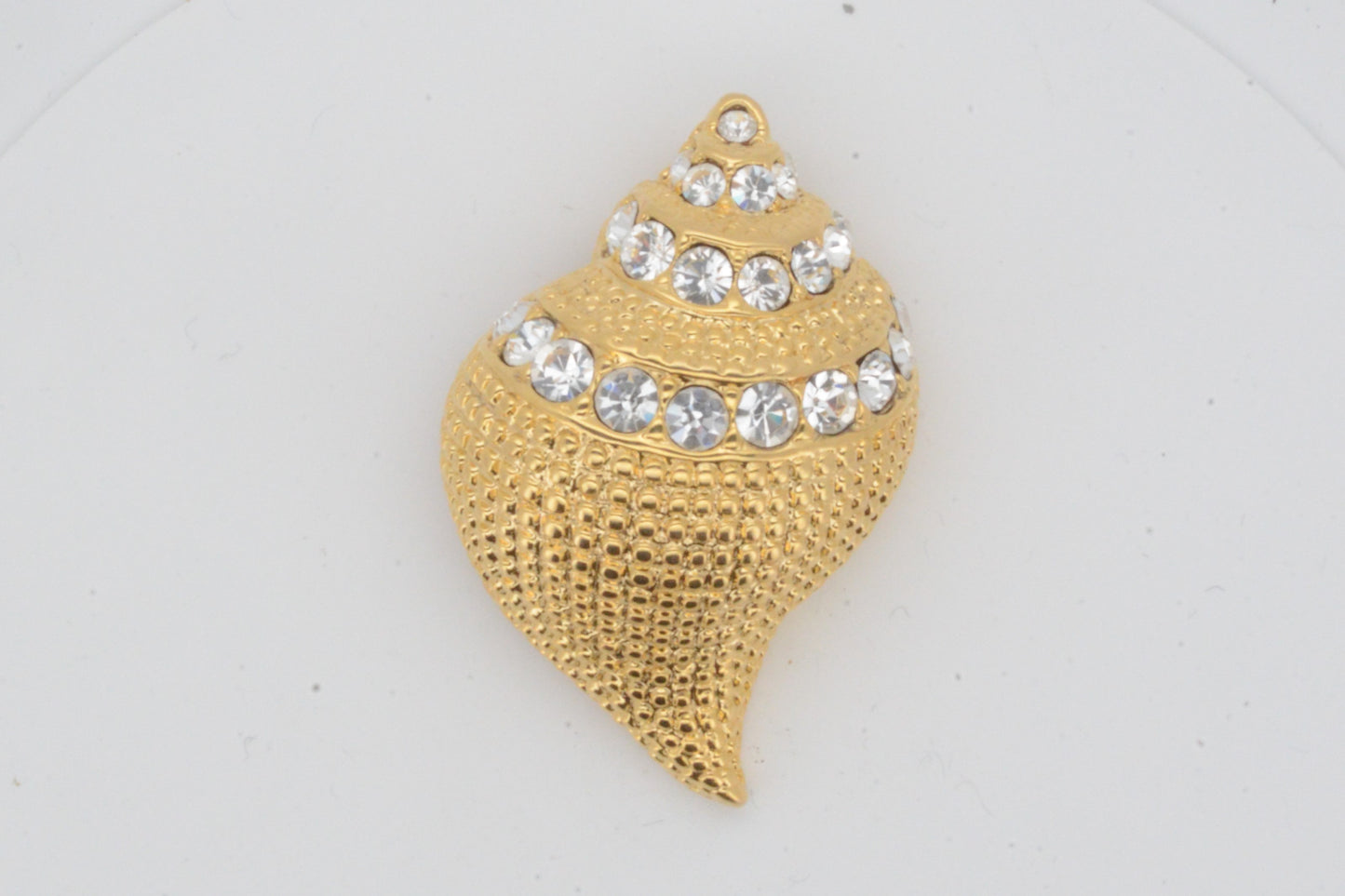 Kenneth Jay Lane Conch Shell Brooch