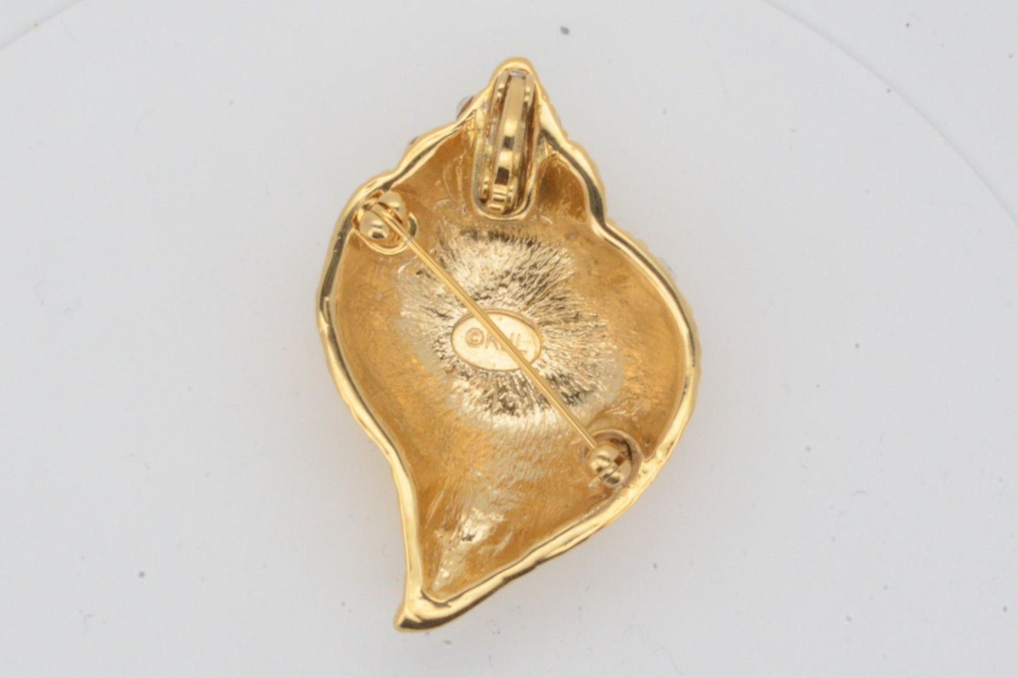 Kenneth Jay Lane Conch Shell Brooch