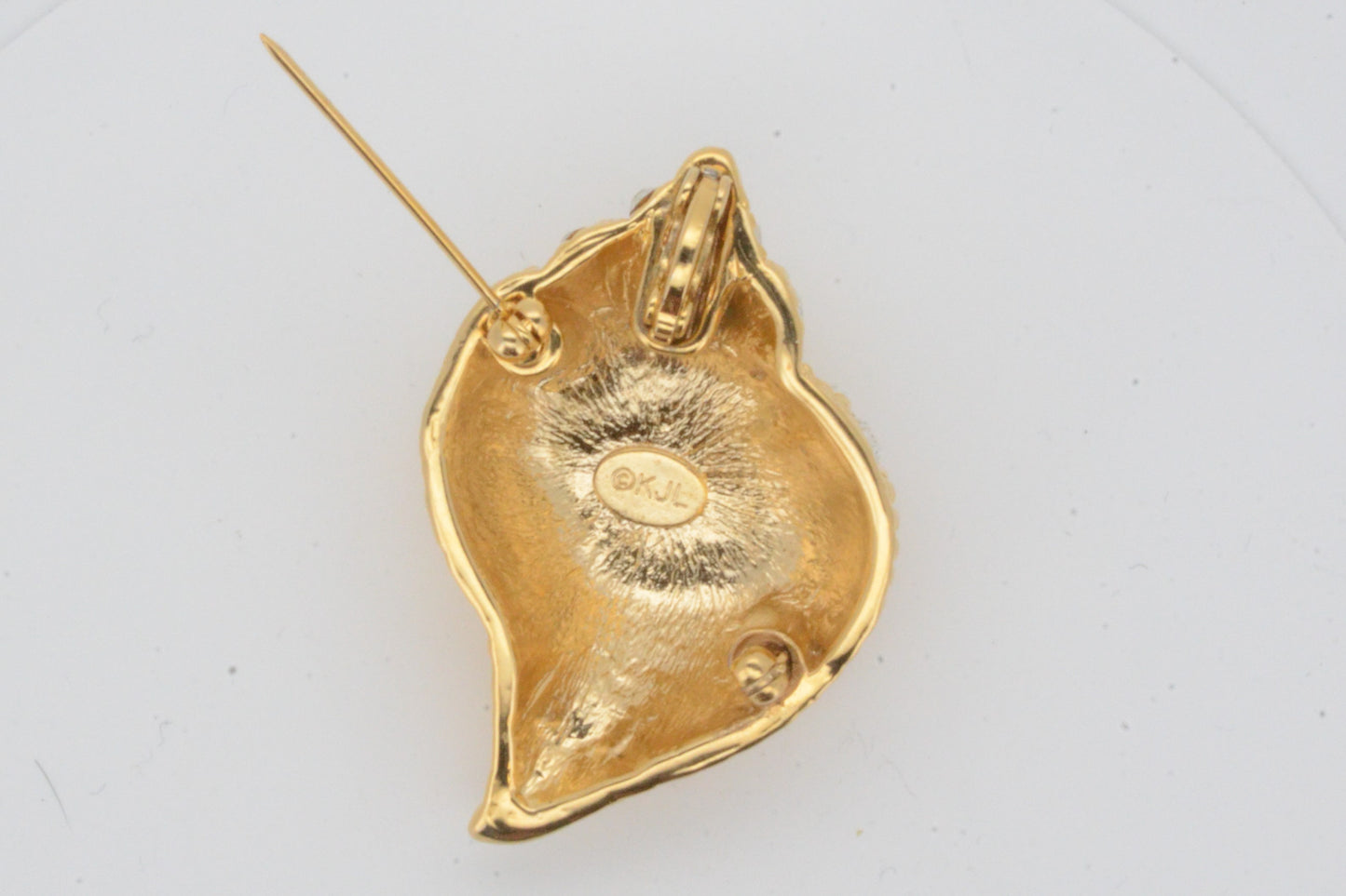 Kenneth Jay Lane Conch Shell Brooch