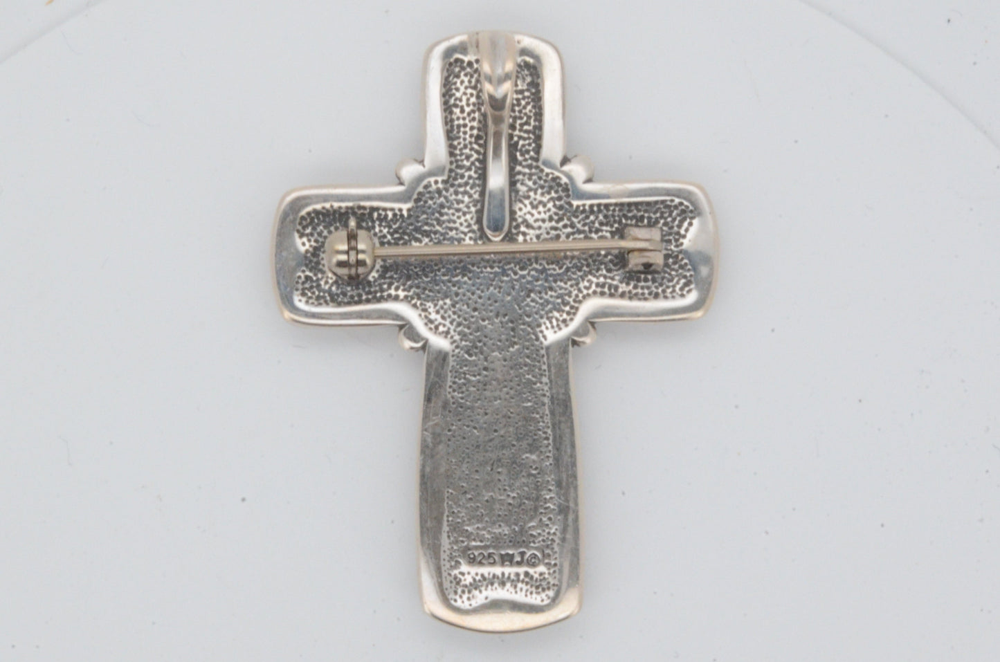 Waldeck Johnson Sterling Silver Spiny Oyster Pendant/Pin