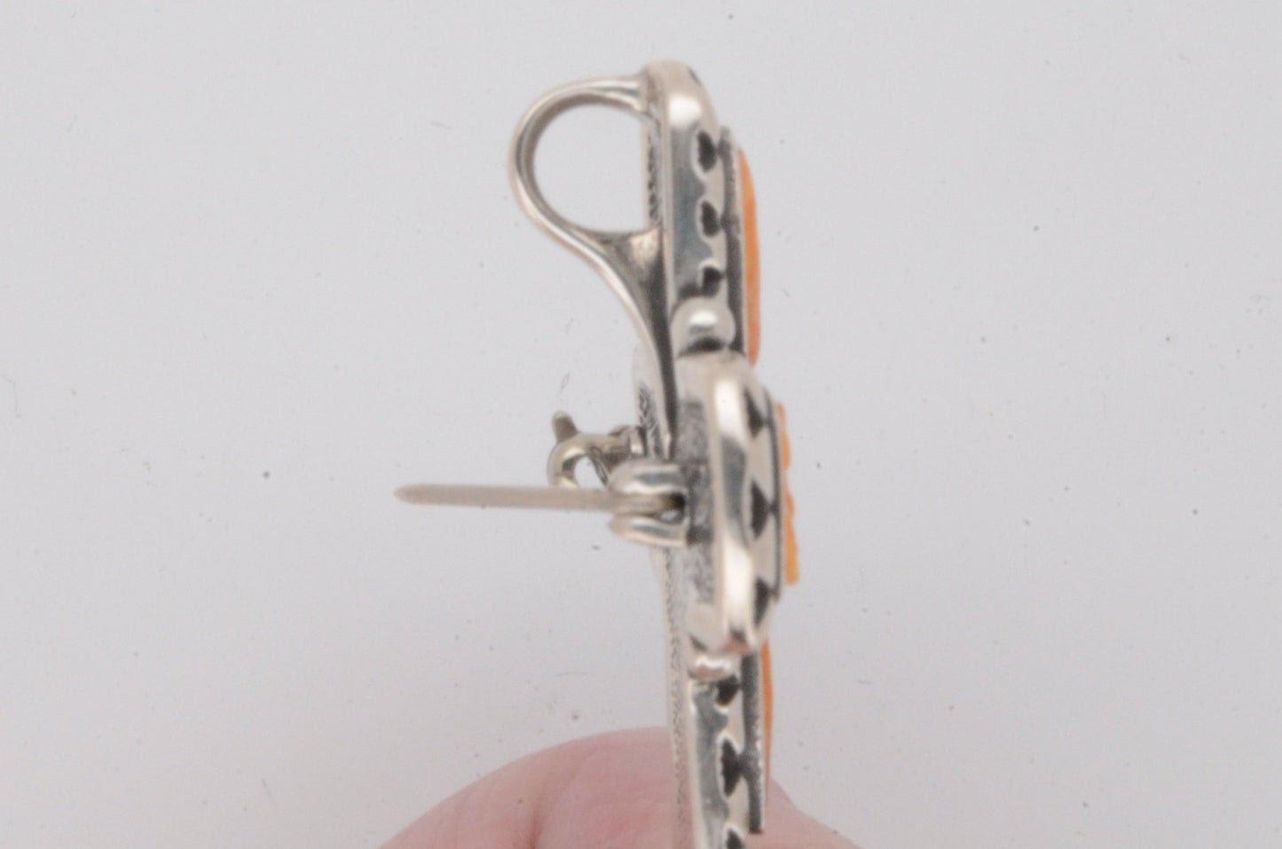 Waldeck Johnson Sterling Silver Spiny Oyster Pendant/Pin