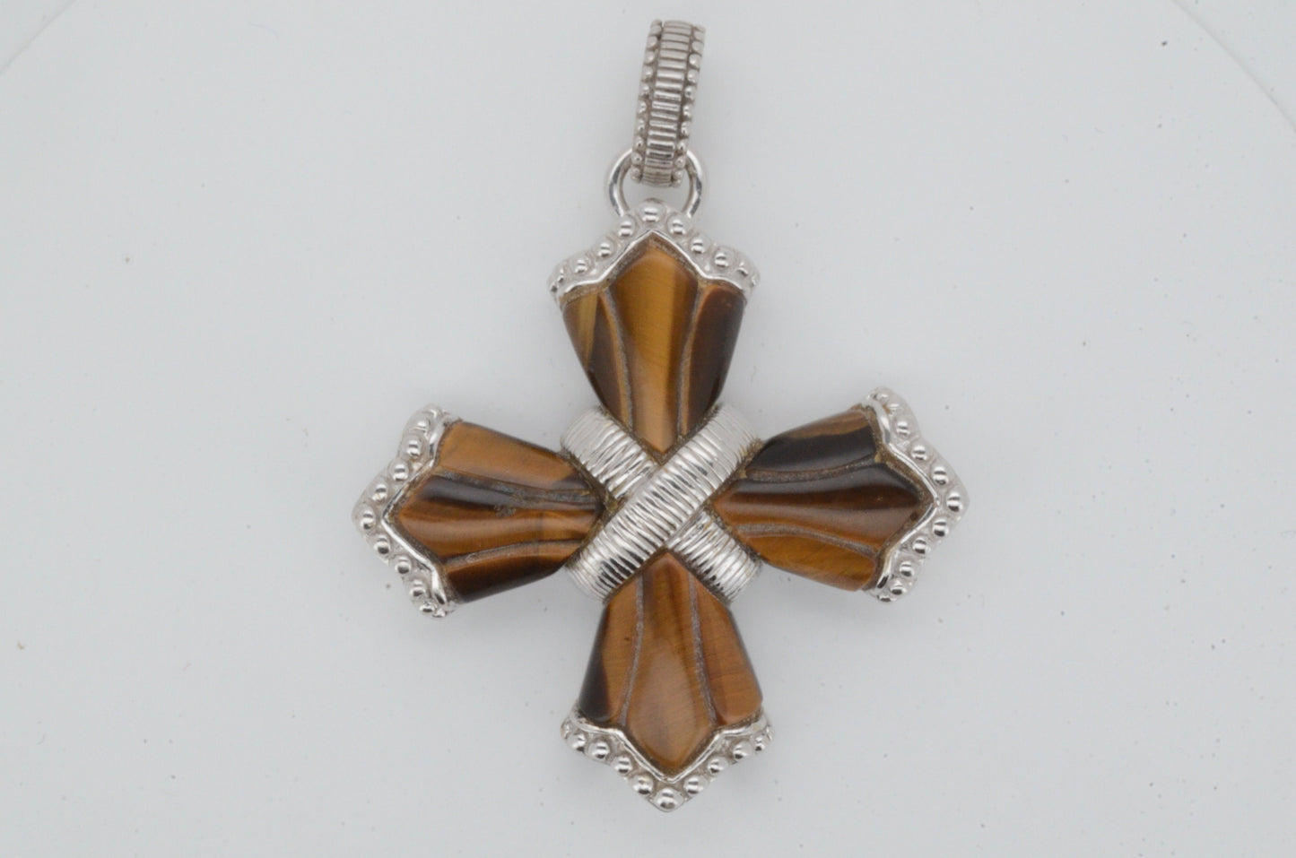 Collection of 3 Judith Ripka Maltese Cross Enhancers