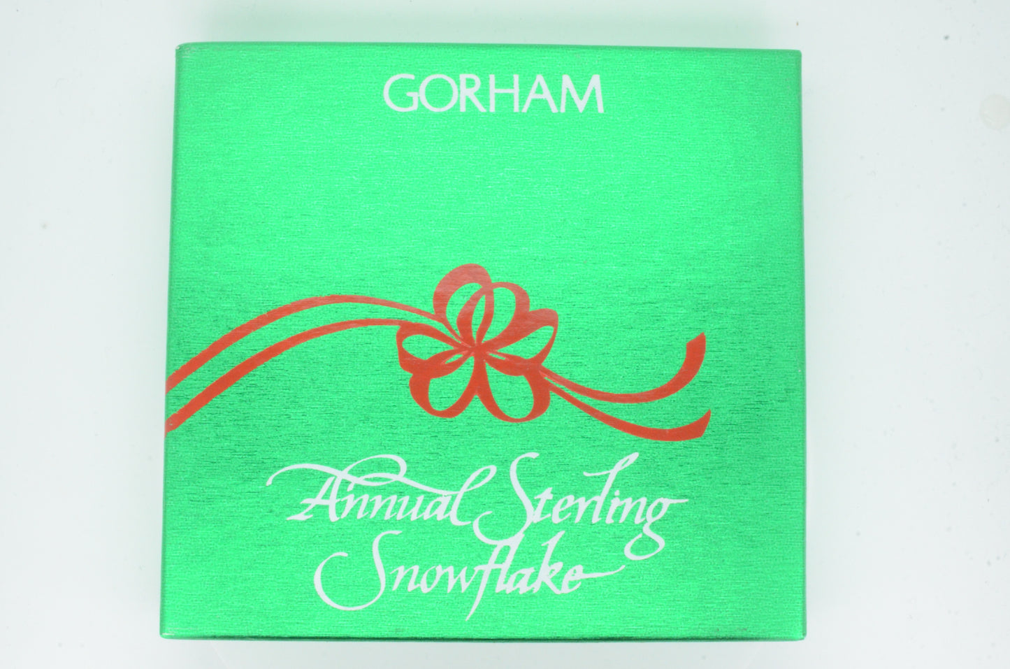 1989 Gorham Sterling Silver Snowflake Ornament