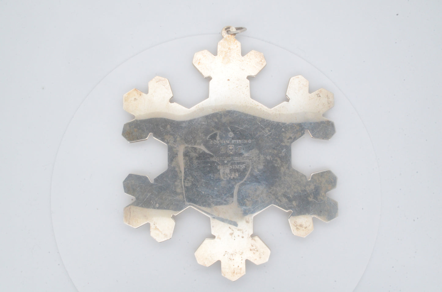 1988 Gorham Sterling Silver Snowflake Ornament
