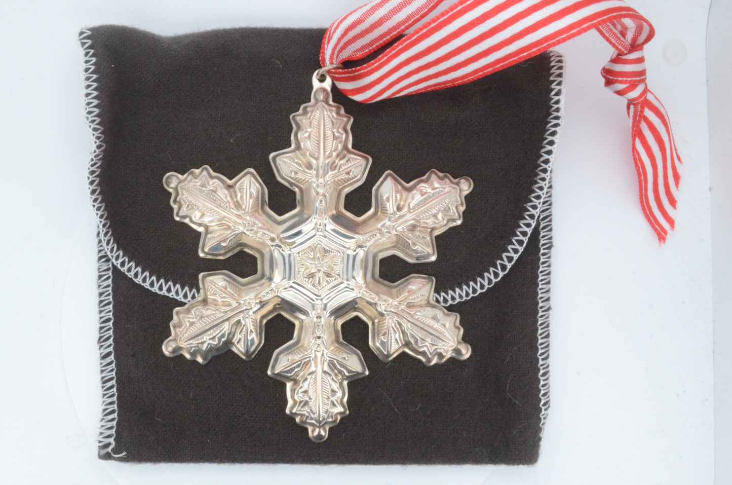 1997 Gorham Sterling Silver Snowflake Ornament