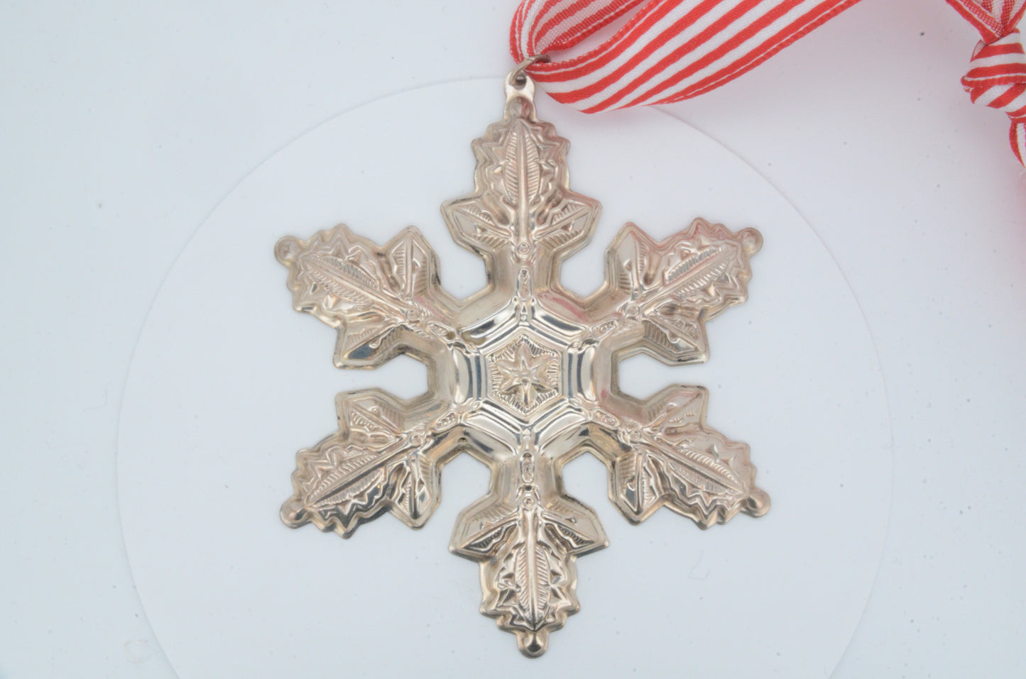 1997 Gorham Sterling Silver Snowflake Ornament