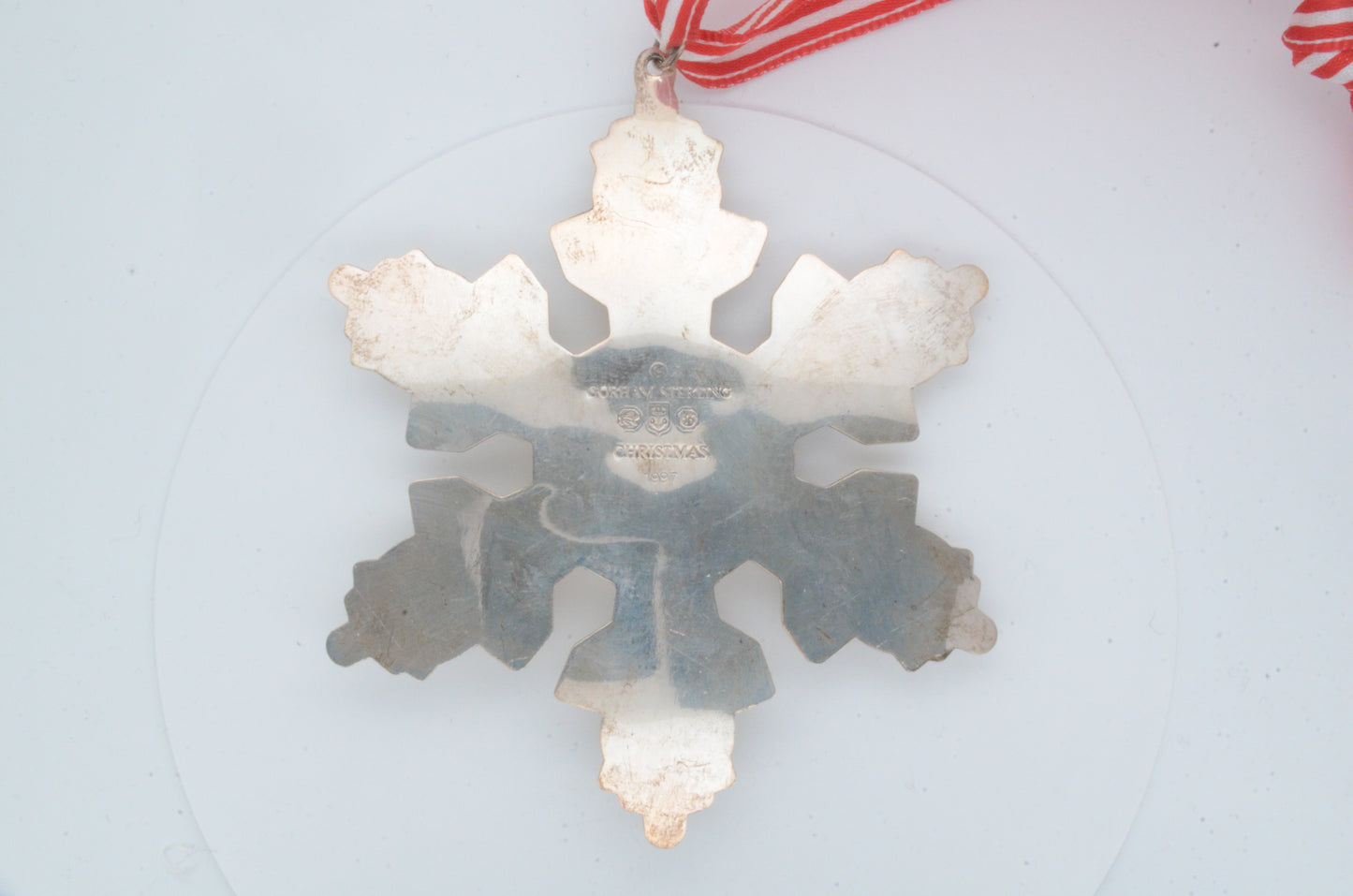 1997 Gorham Sterling Silver Snowflake Ornament