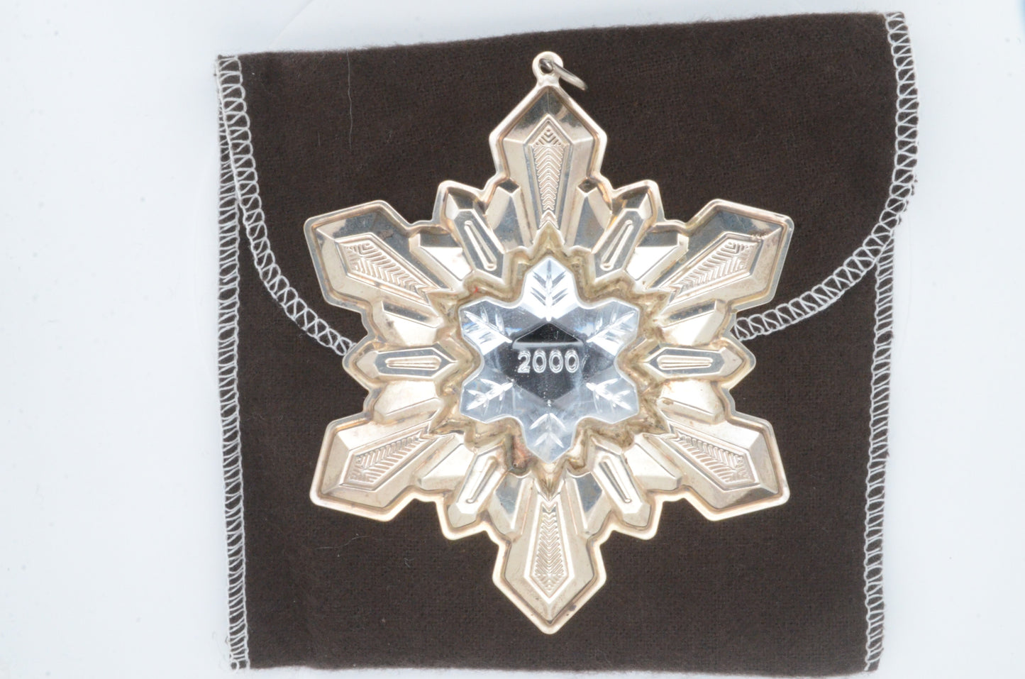 Gorham 2000 Snowflake Ornament Millennium Edition
