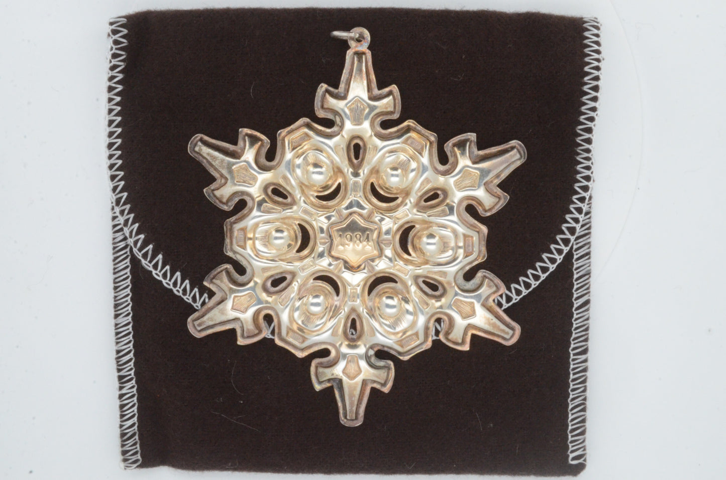1984 Gorham Sterling Silver Snowflake Ornament
