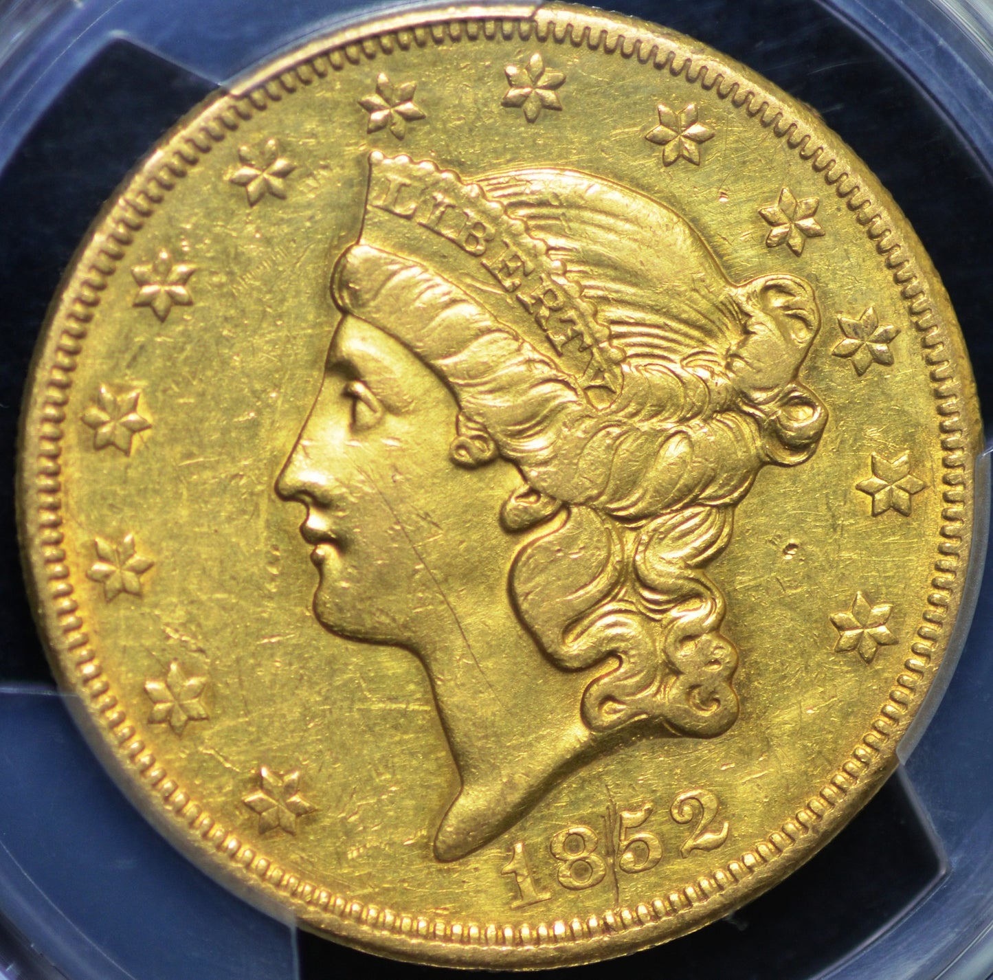 1852-O $20.00 Gold Double Eagle AU Det PCGS