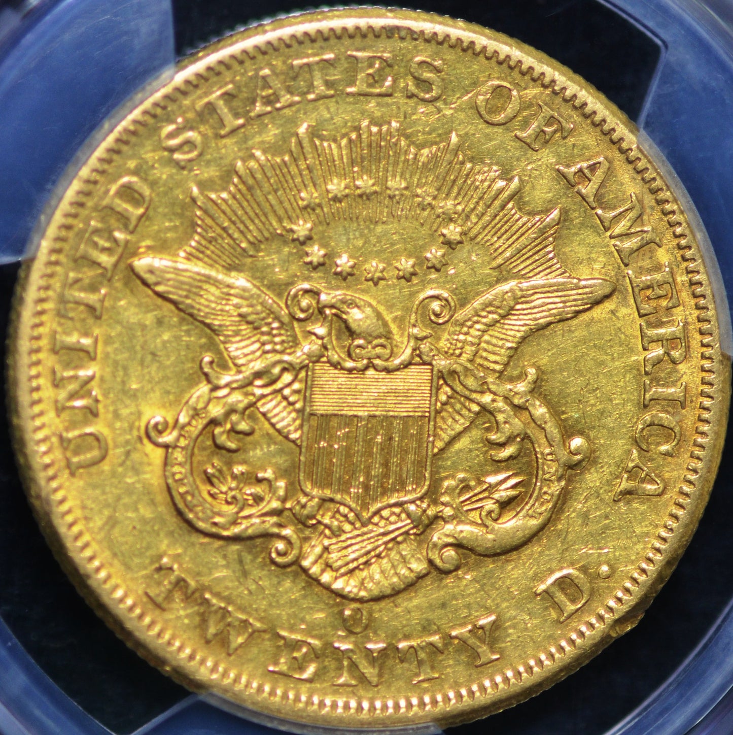1852-O $20.00 Gold Double Eagle AU Det PCGS