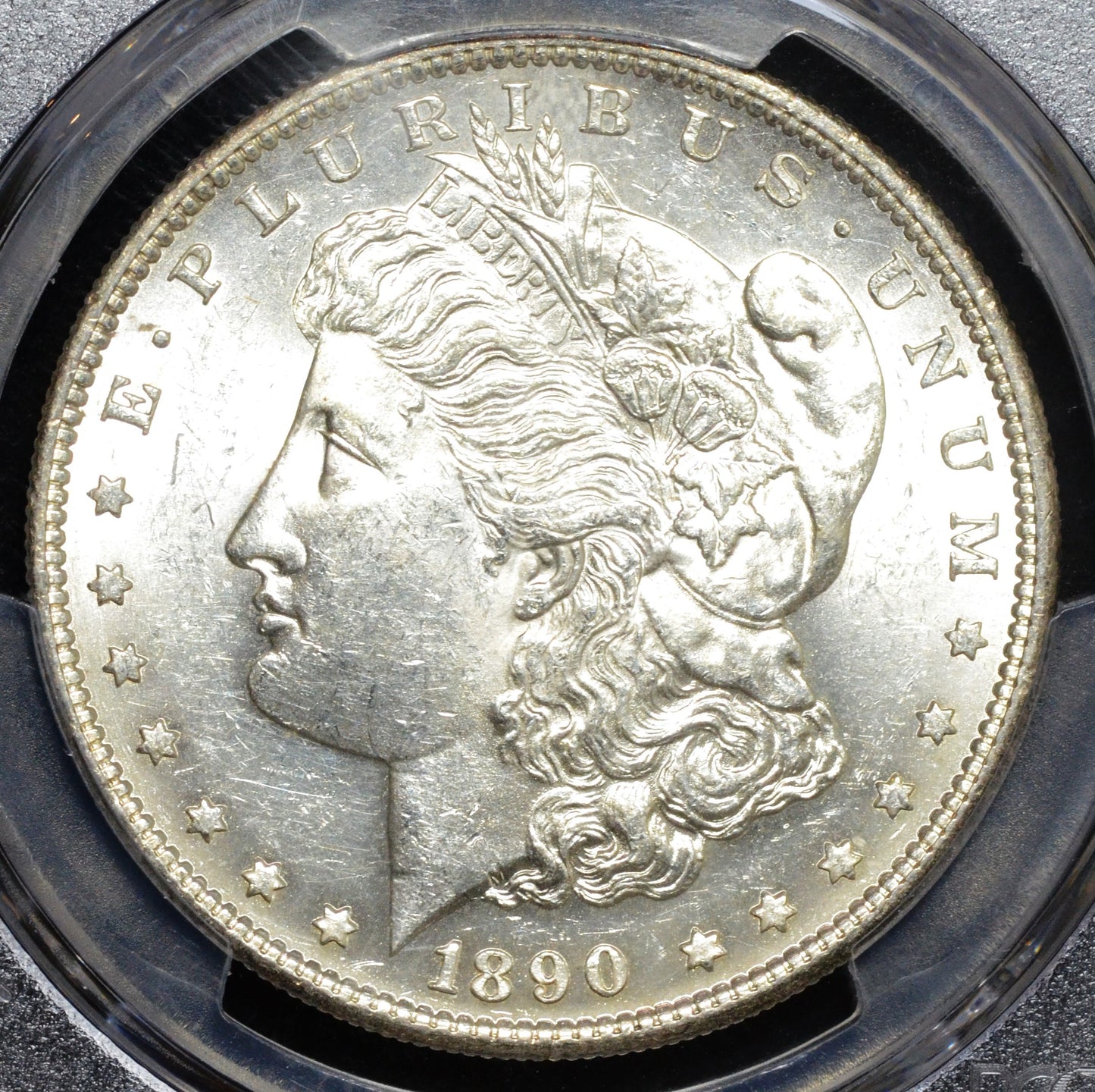 1890-S Morgan Silver Dollar AU58 PCGS