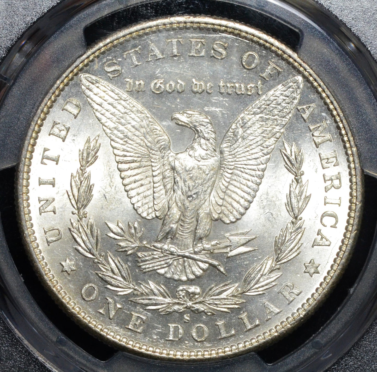 1890-S Morgan Silver Dollar AU58 PCGS