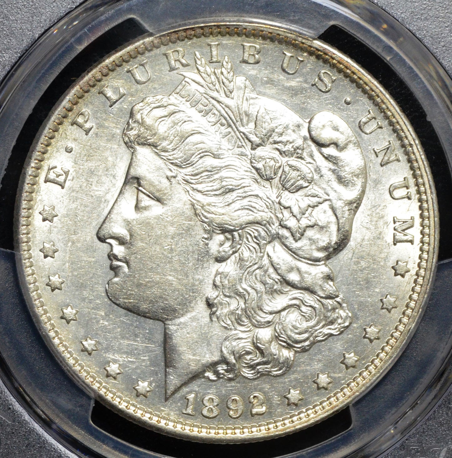 1892-CC Morgan Silver Dollar AU53 PCGS