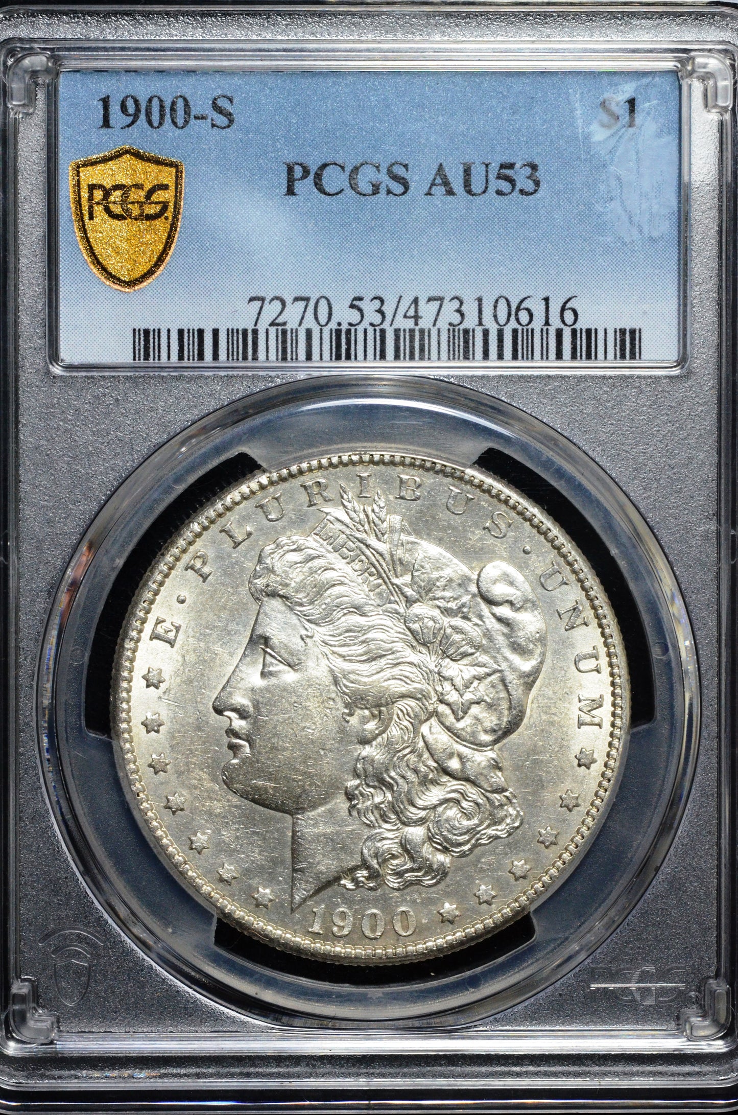 1900-S Morgan Silver Dollar AU53 PCGS