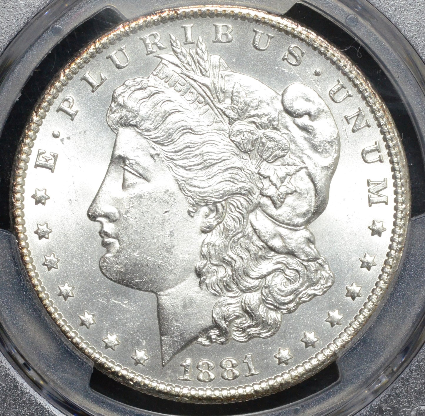 1881-CC Morgan Silver Dollar Unc Details PCGS