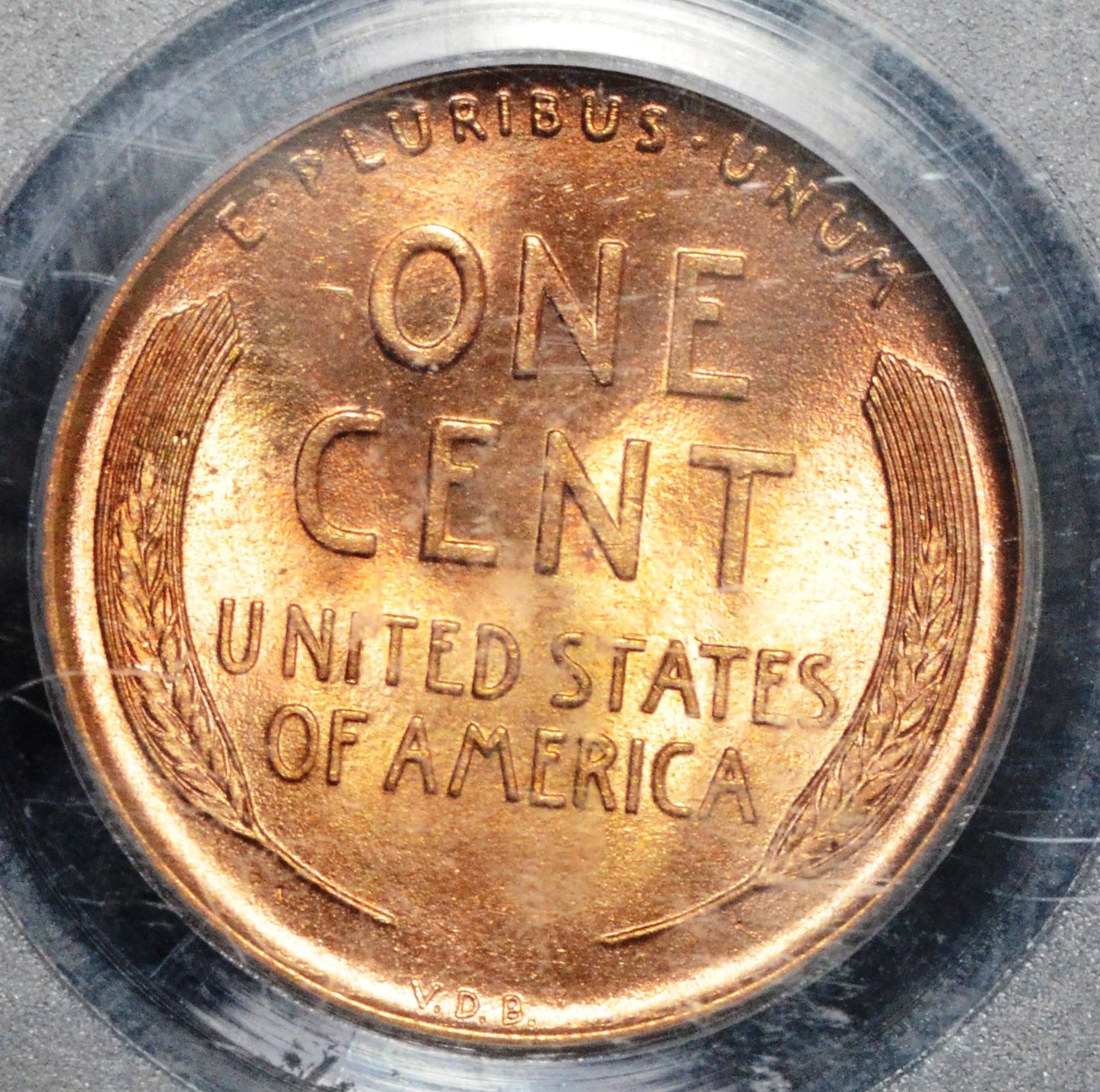1909 VDB Lincoln Cent MS64 RD PCGS