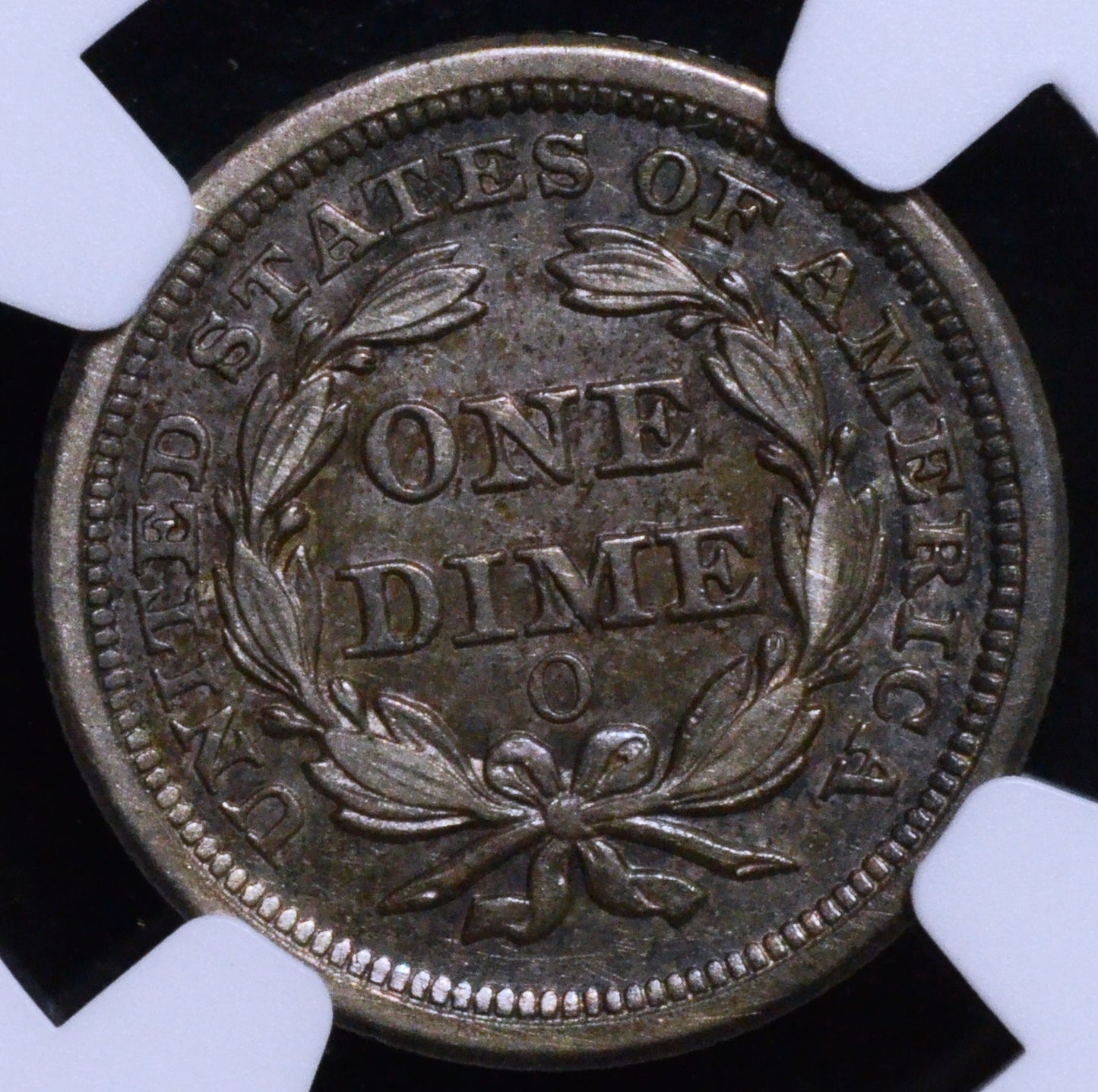 1851-O Seated Liberty Dime AU55 NGC
