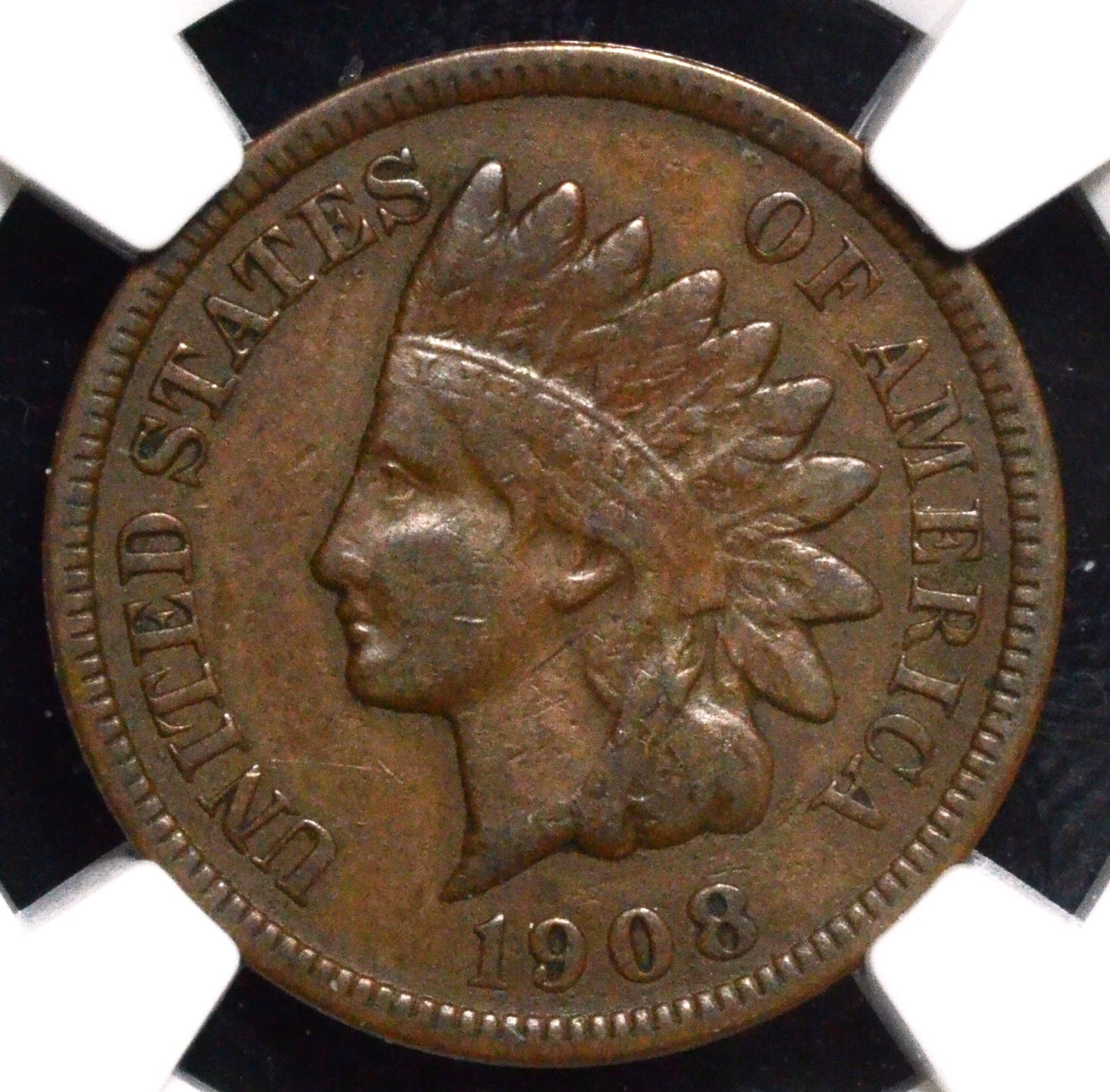 1908-S Indian Head Cent VF20 NGC