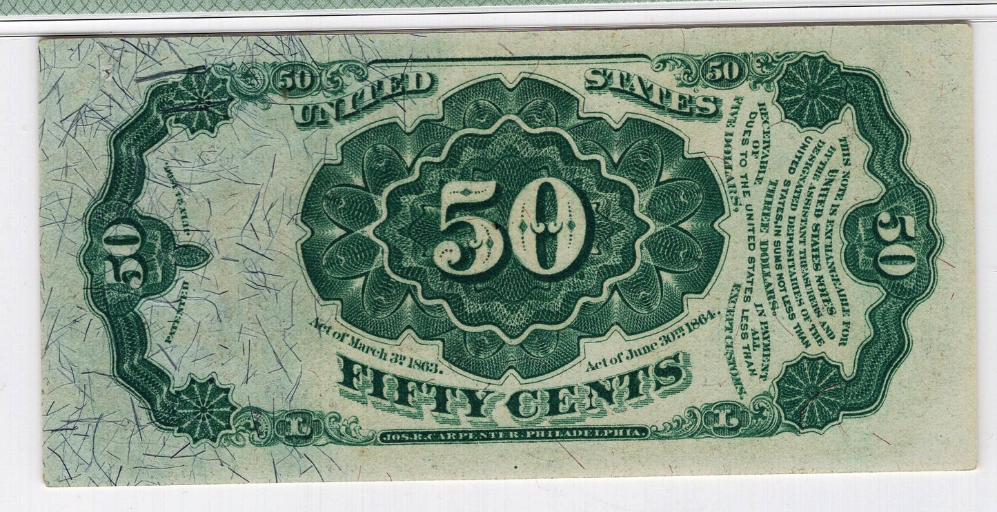 25 Cents Fifth Issue Fractional Currency Choice Unc 64 PMG