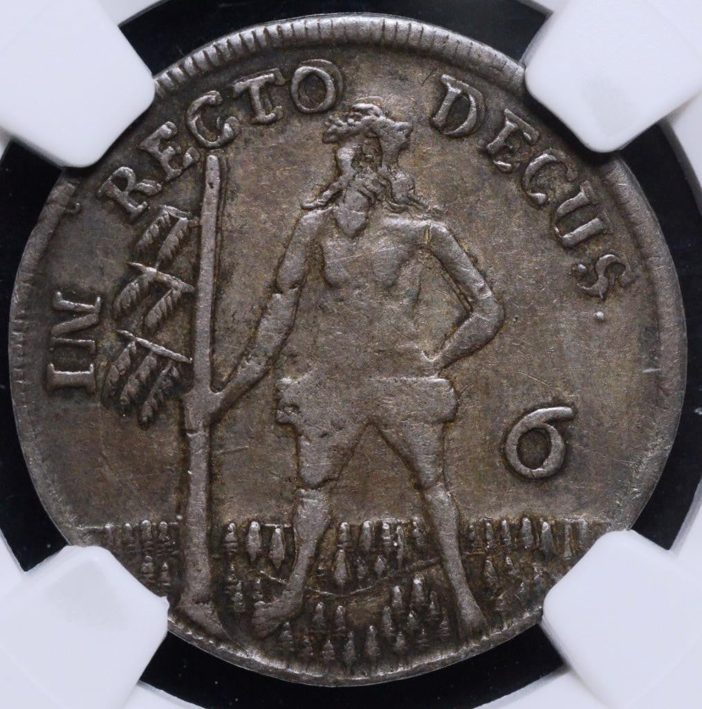 1708 German States 6 MarienGroschen Bruns-Lune-Calen- Hann NGC VF 35, KM 11