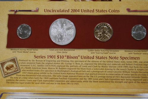 2004 D P Lewis And Clark Coinage and Currency Uncirculated