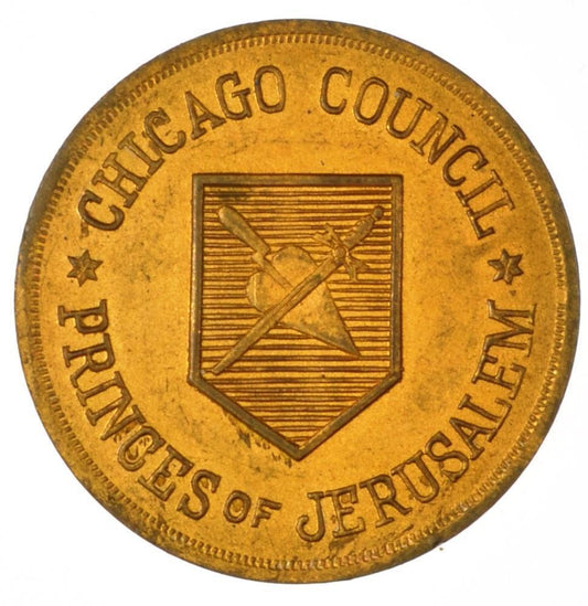 Scottish Rite, Valley of Chicago, Chicago Council, Princes of Jerusalem, Token