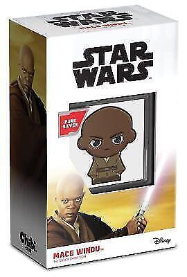 2023 Star Wars, Mace Windu, Niue 1oz Silver $2, Chibi Coin, Ships Free