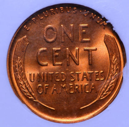 1942-S Lincoln Wheat Cent MS67RD Slabbed & Graded by NGC, Free Ship