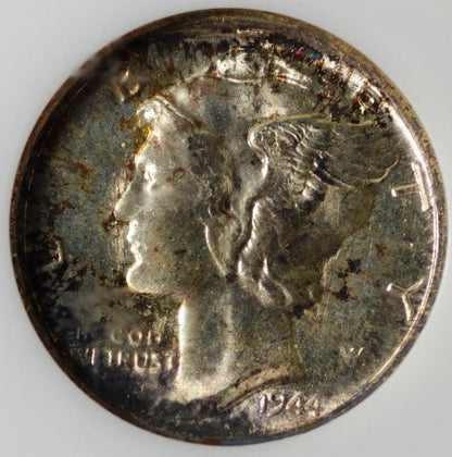 1944-S mercury Dime, MS66 NGC, FREE SHIPPING!!!! MERC02